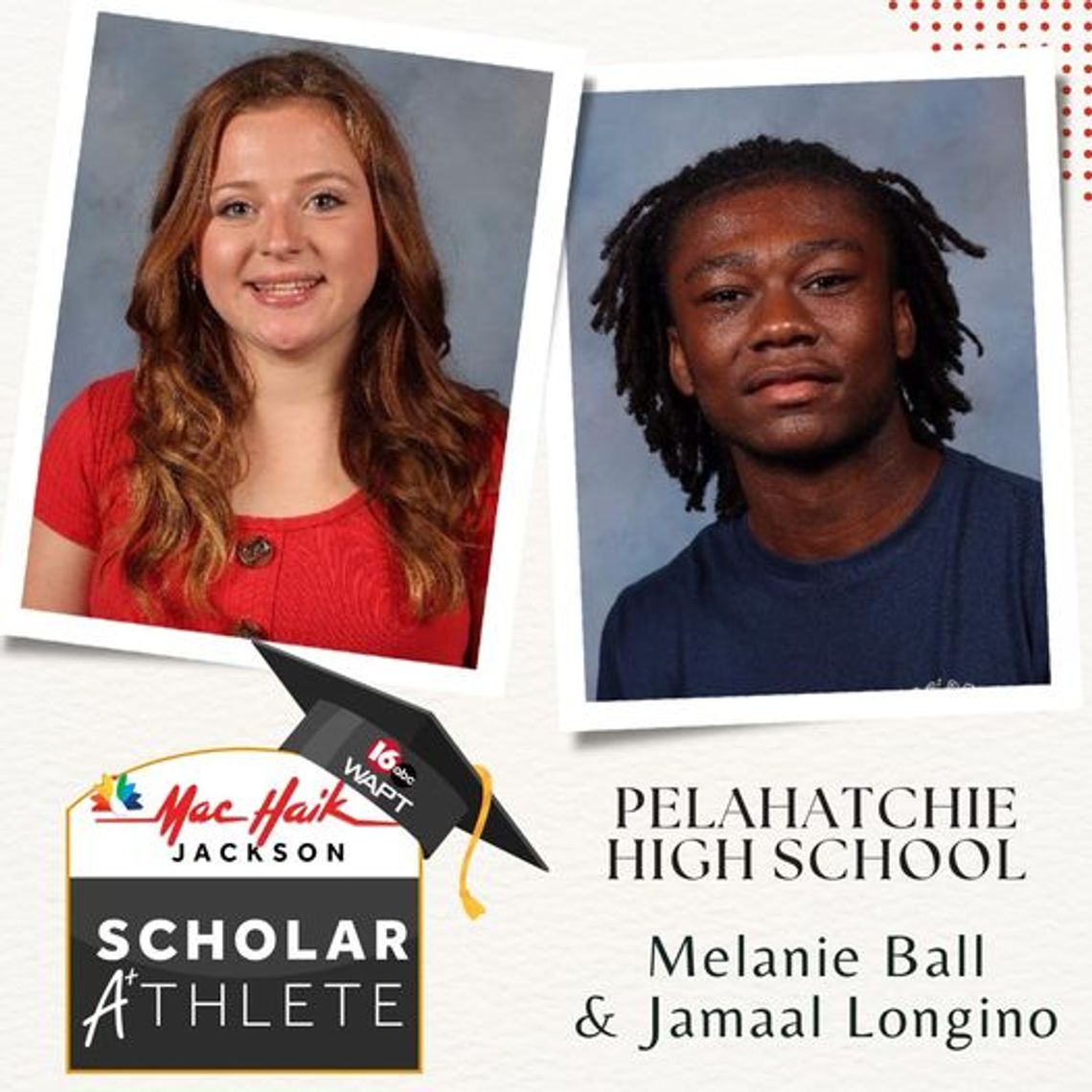 Pelahatchie HS students named  Mac Haik scholar athletes