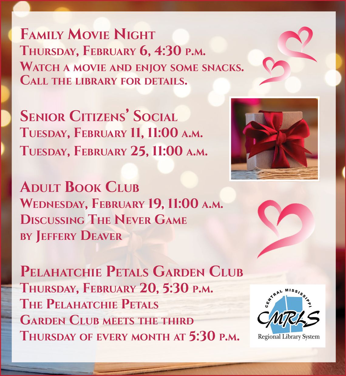 Pelahatchie Library February Events