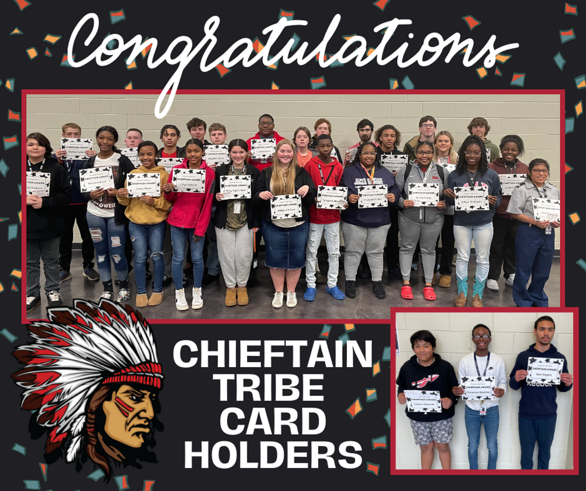 PHS Chieftain cards awarded