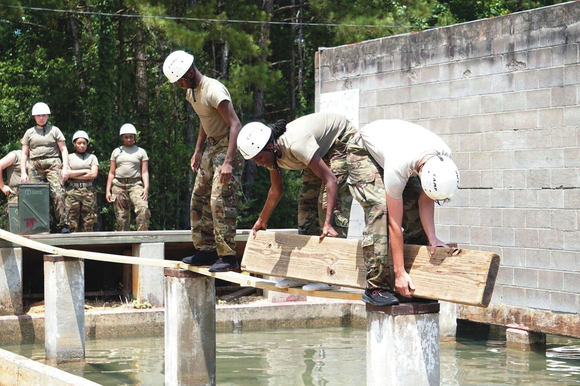 PHS JROTC participate in leadership activities at Camp Shelby in Hattiesburg 