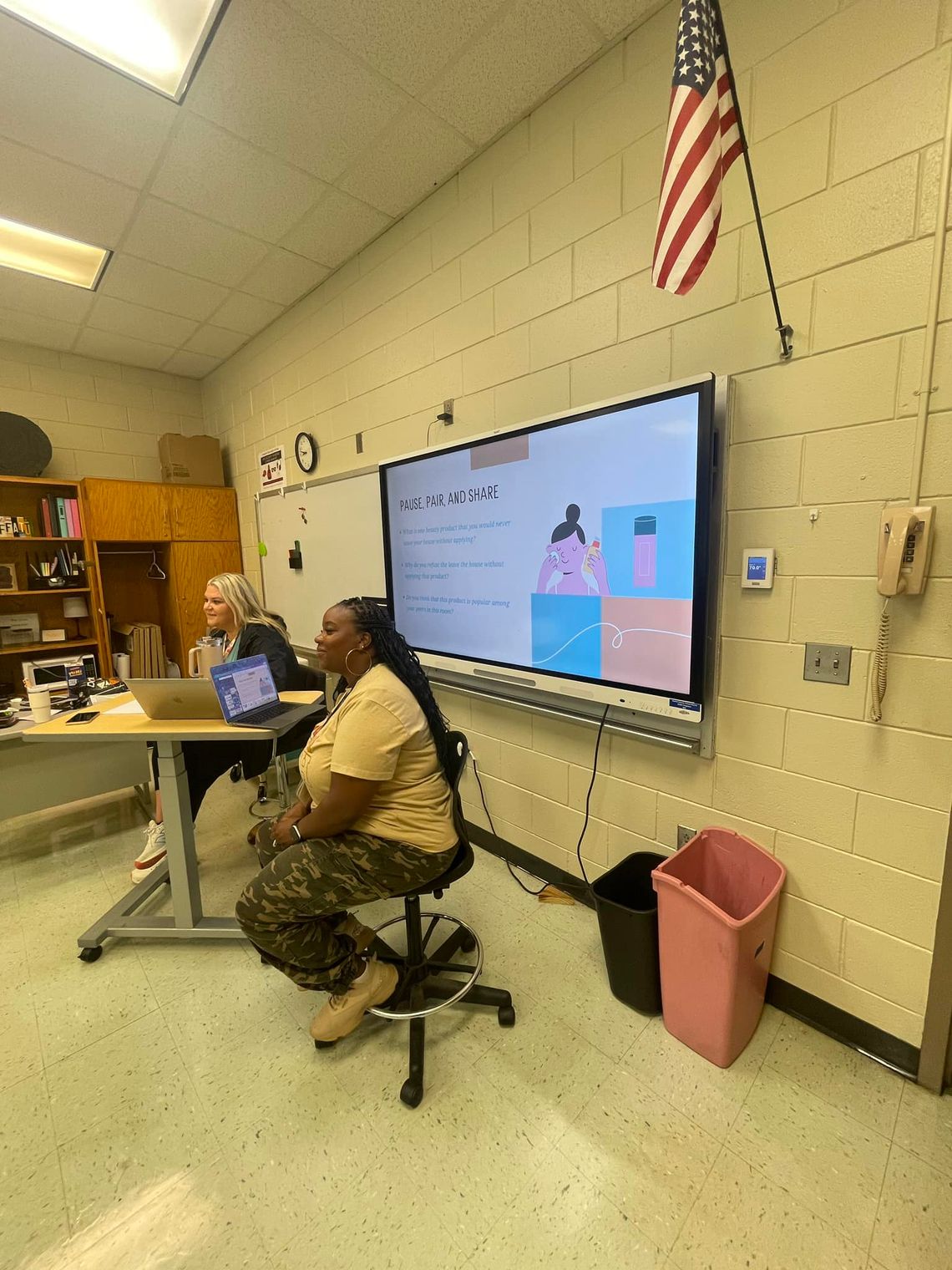 PHS teachers participate in flex block to prepare for new year