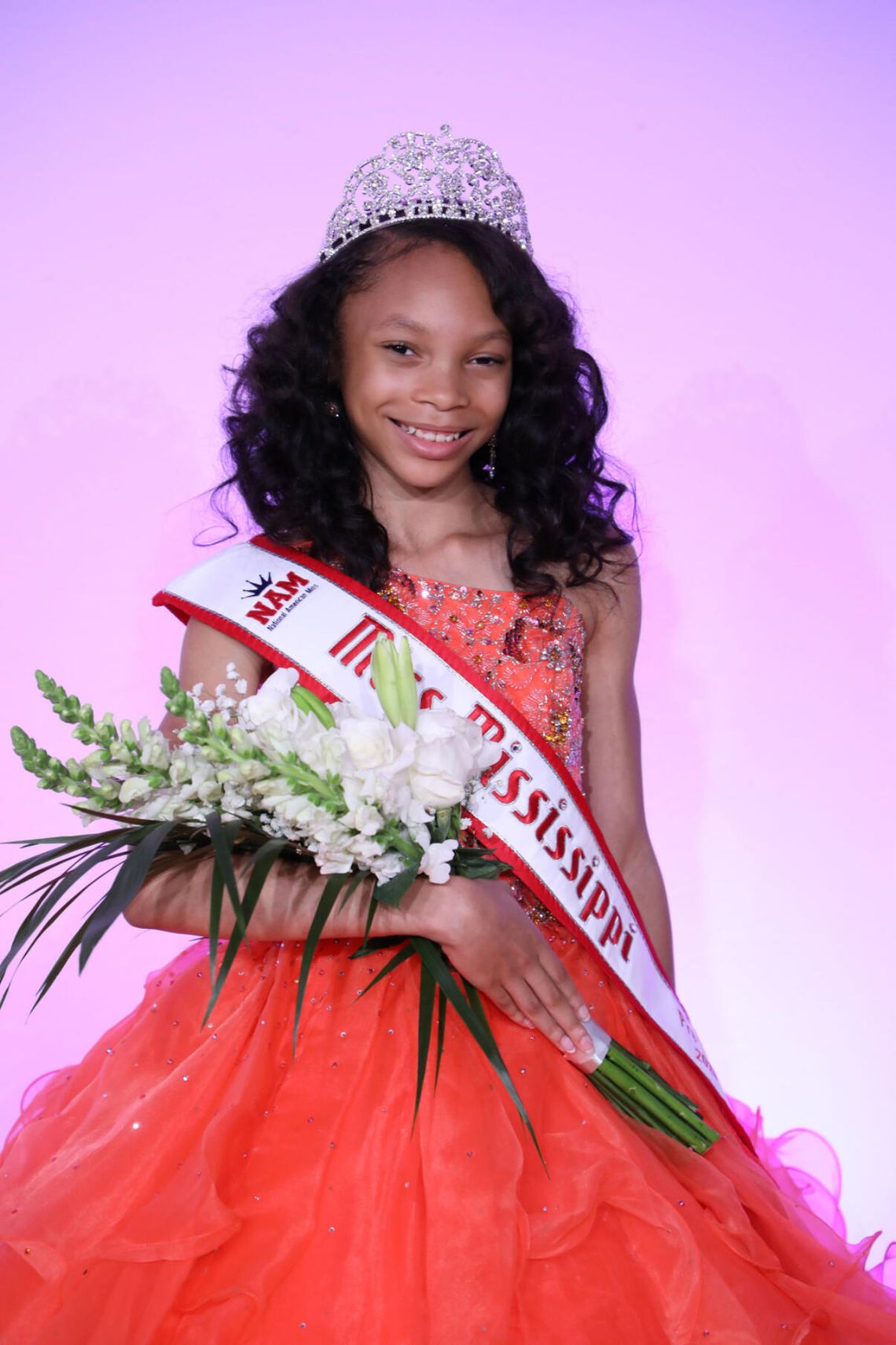 Ramzey Beechem Crowned 2026 National American Miss Mississippi Pre-Teen Queen