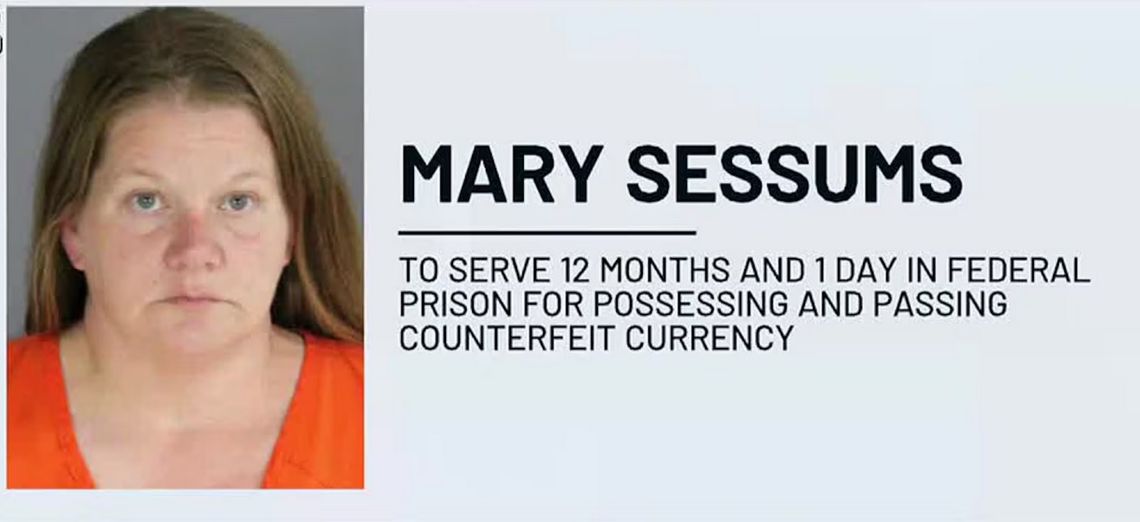 Sessums Sentenced to Prison for Possessing, Passing Counterfeit Currency