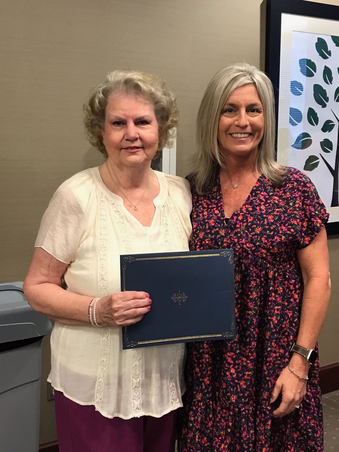 Stanley honored for  service  at PES