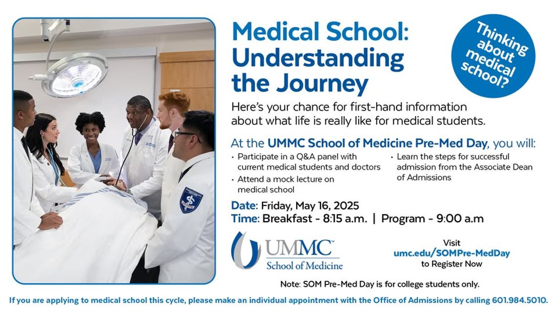 UMMC Invites Aspiring Physicians to Pre-Med Day
