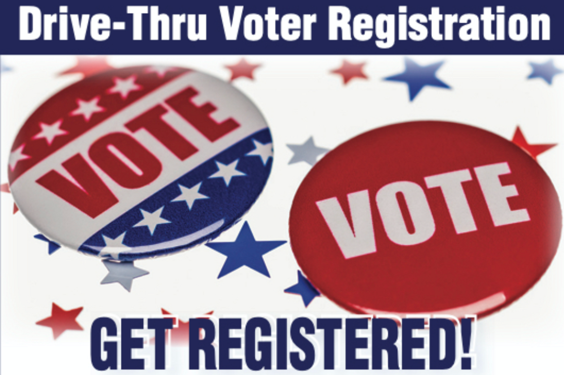 Vote your Voice: drive-through Voter Registration Event