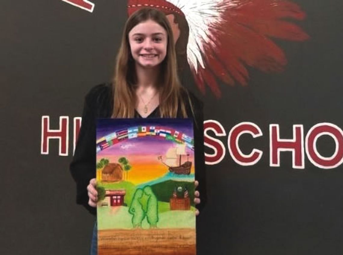 Walters wins first place in national art contest