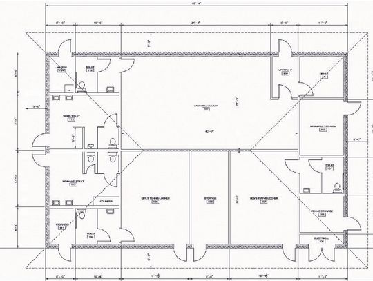 East Campus Sports Center renovation floor plan