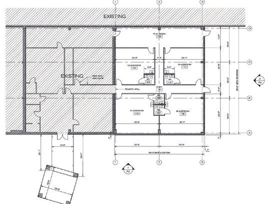 Preschool expansion floor plan